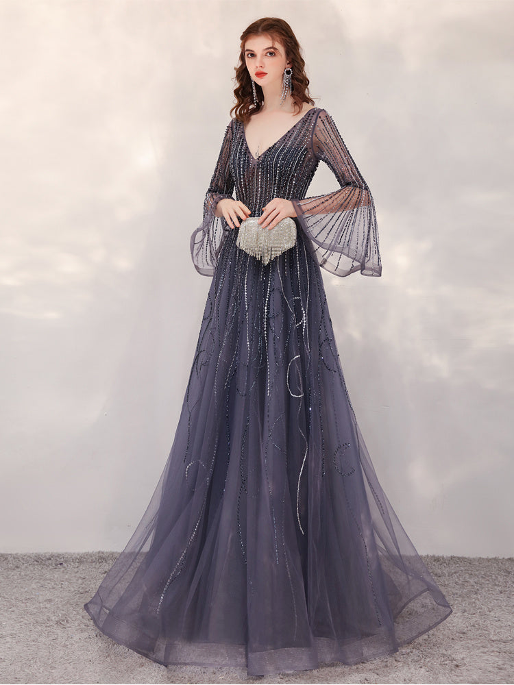 Evening Dress High-end Luxury Temperament Banquet - ADJOVIMARK