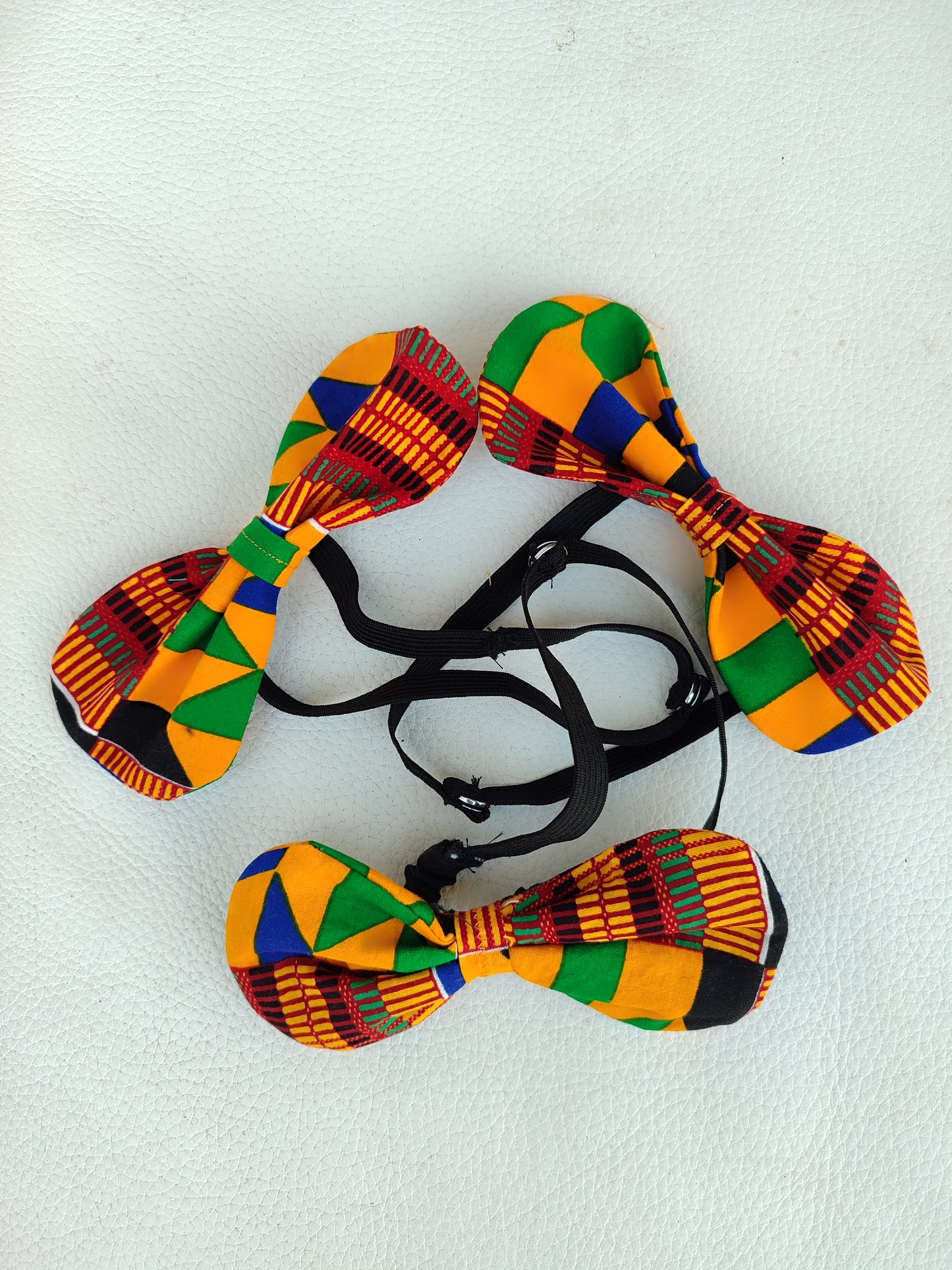NOEUX PAPILLON MOTIF KENTE 100 % COTON - ADJOVIMARK