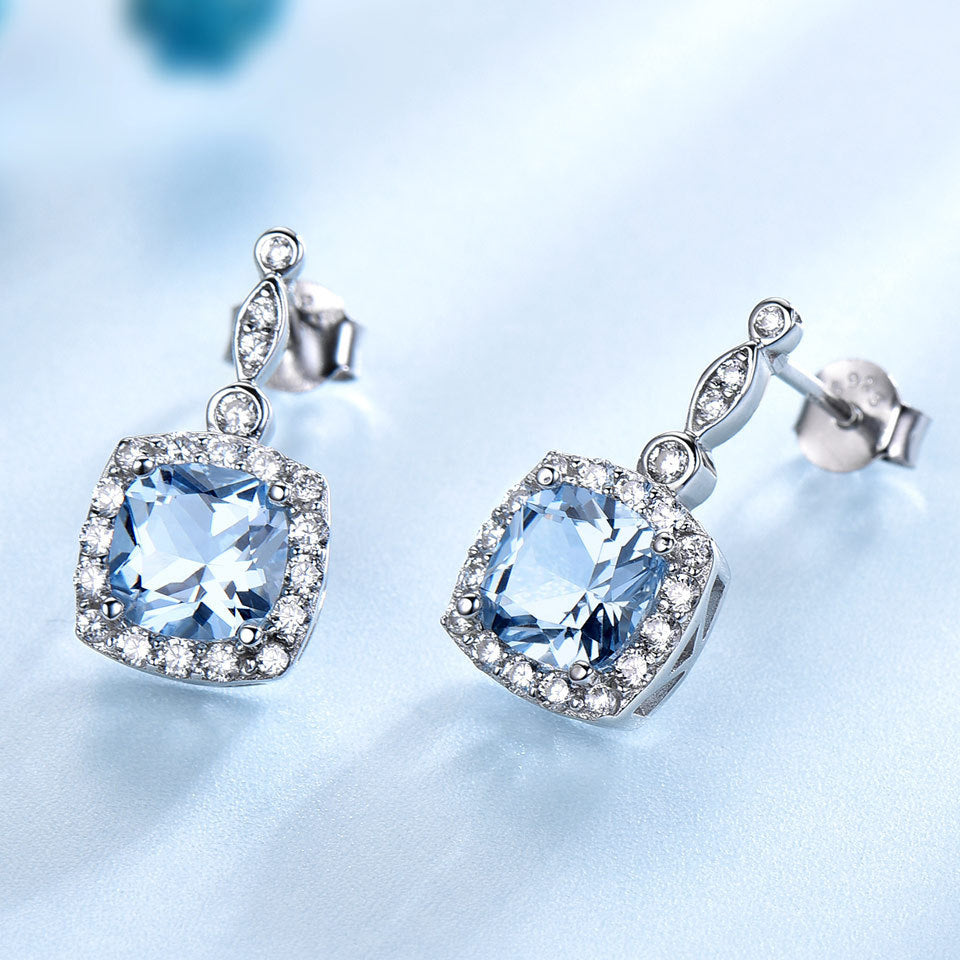Blue Topaz jewelry set - ADJOVIMARK