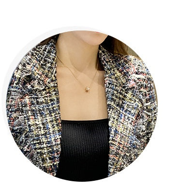 Ladies Temperament Small Fragrant Milk Suit Jacket - ADJOVIMARK