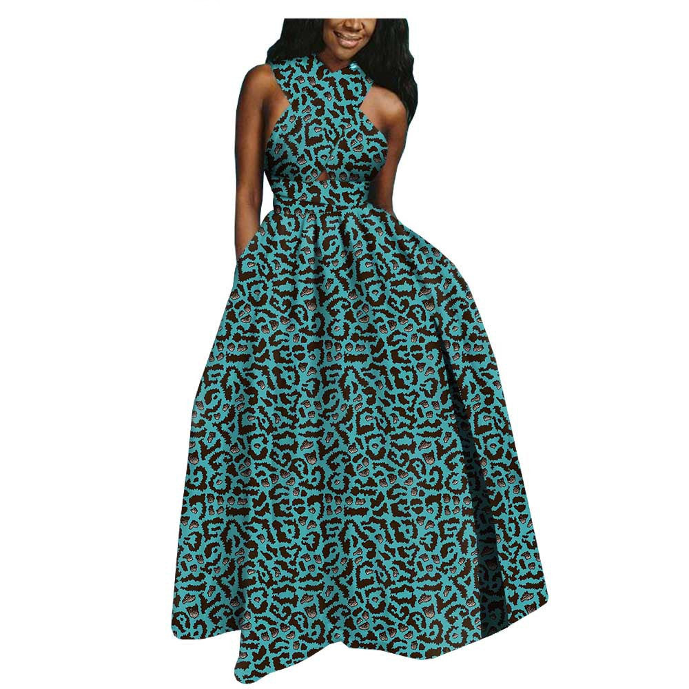 African Ethnic Cotton Batik Plus Size Dress - ADJOVIMARK