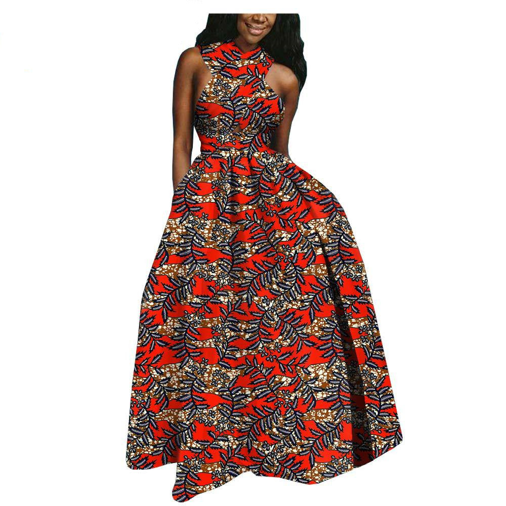 African Ethnic Cotton Batik Plus Size Dress - ADJOVIMARK