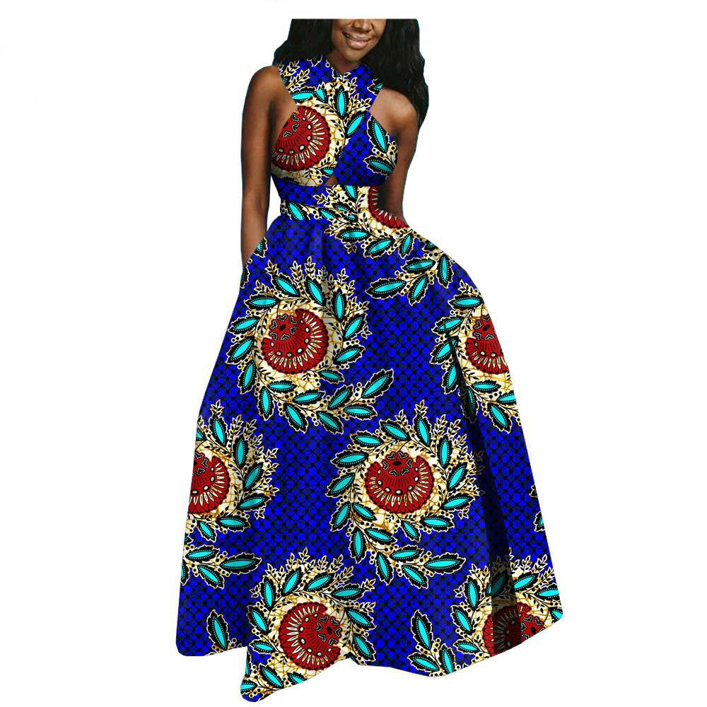 African Ethnic Cotton Batik Plus Size Dress - ADJOVIMARK