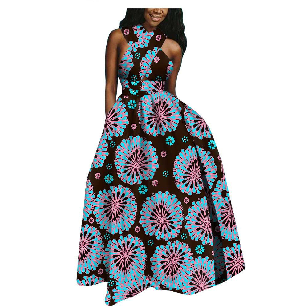 African Ethnic Cotton Batik Plus Size Dress - ADJOVIMARK