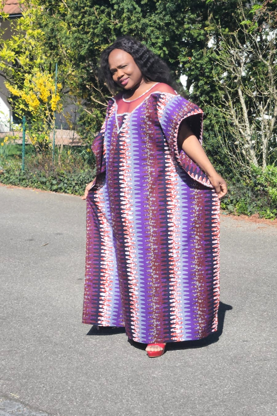 ROBE ÉLEGANTE EN WAX POUR FEMME (Copy) - ADJOVIMARK