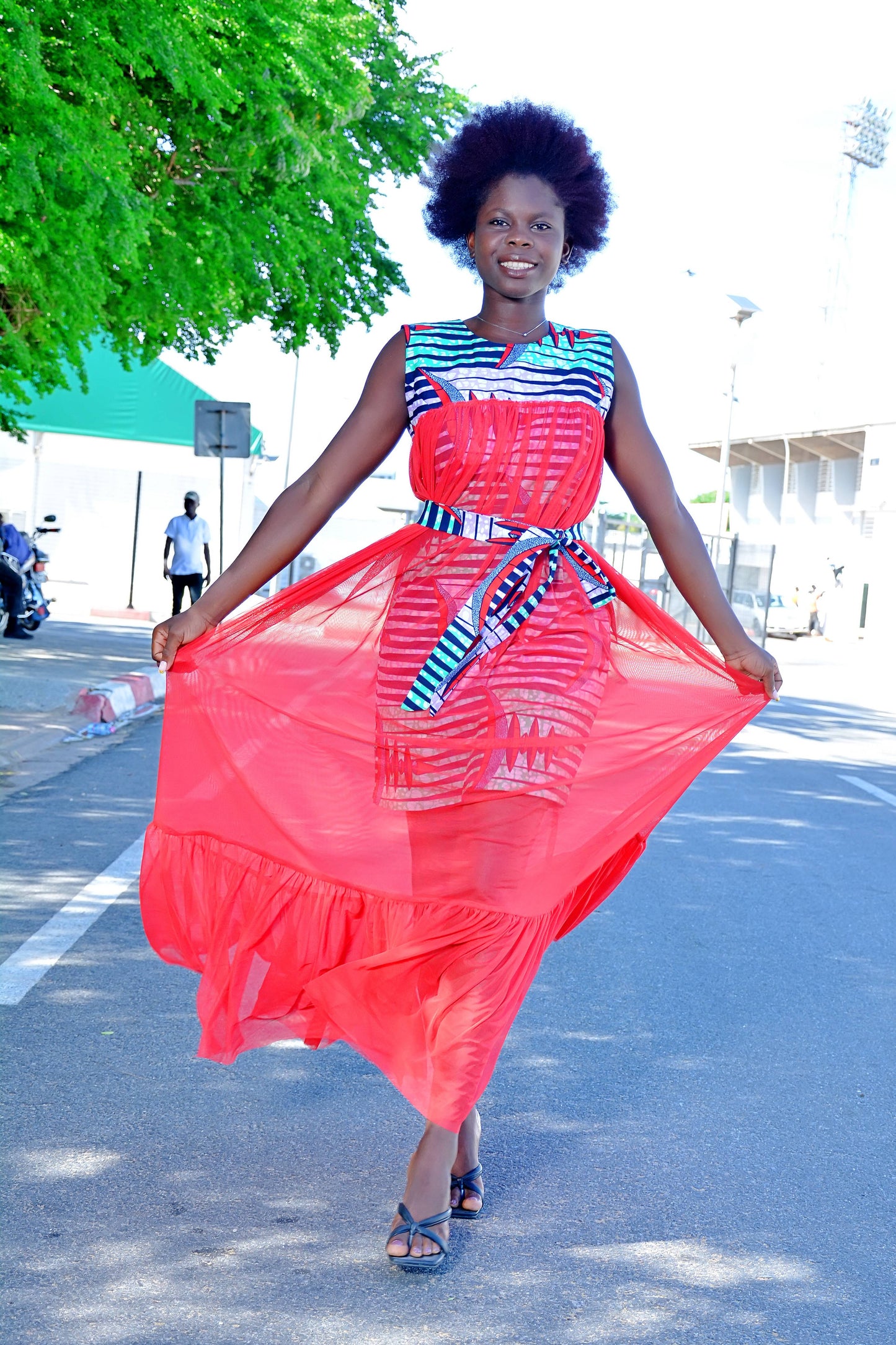 ROBE PAGNE WAX EN TULLE - ADJOVIMARK
