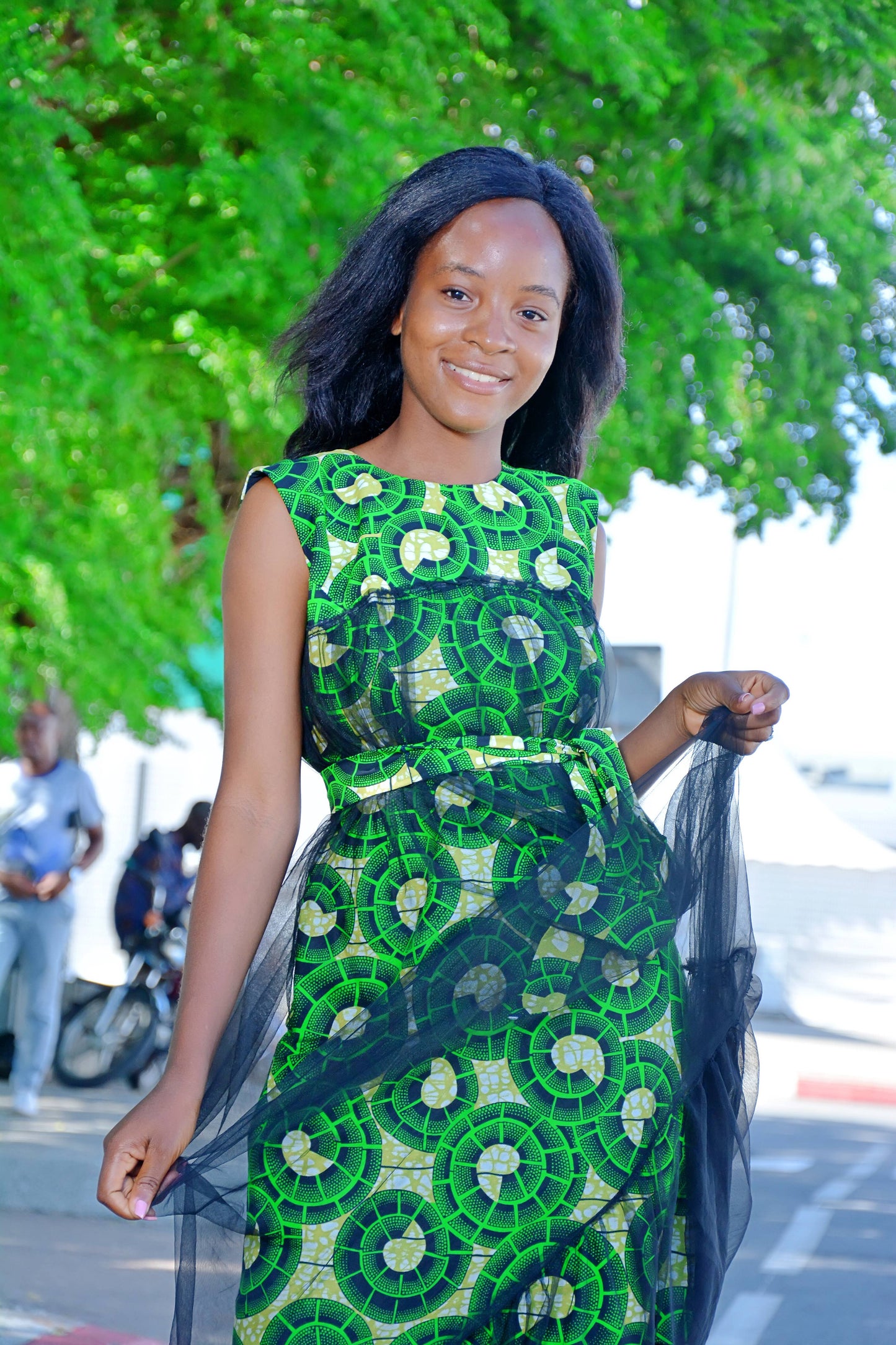 ROBE PAGNE WAX EN TULLE - ADJOVIMARK