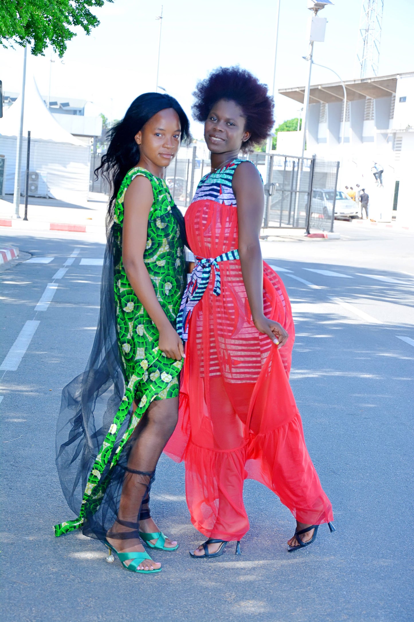 ROBE PAGNE WAX EN TULLE - ADJOVIMARK