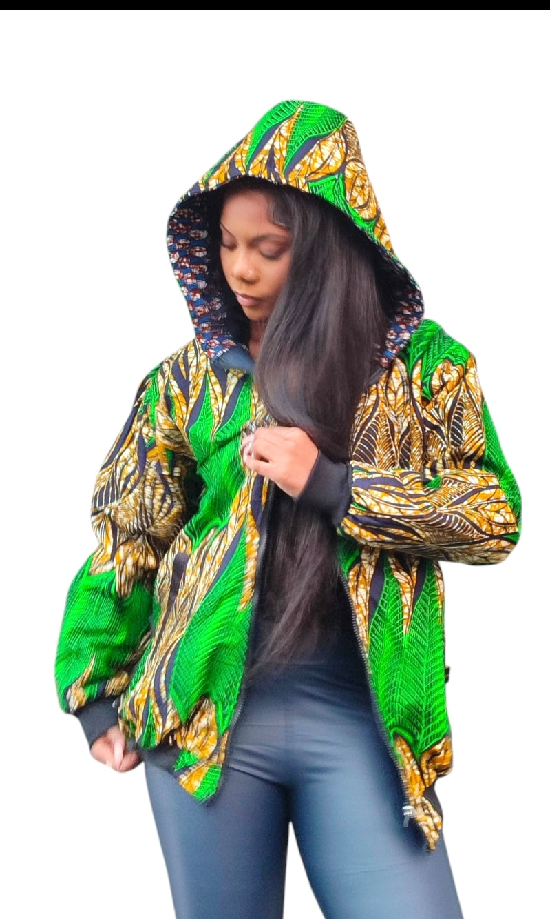 VESTE BOMBERS À CAPUCHE - HOMME/ DAME - ADJOVIMARK
