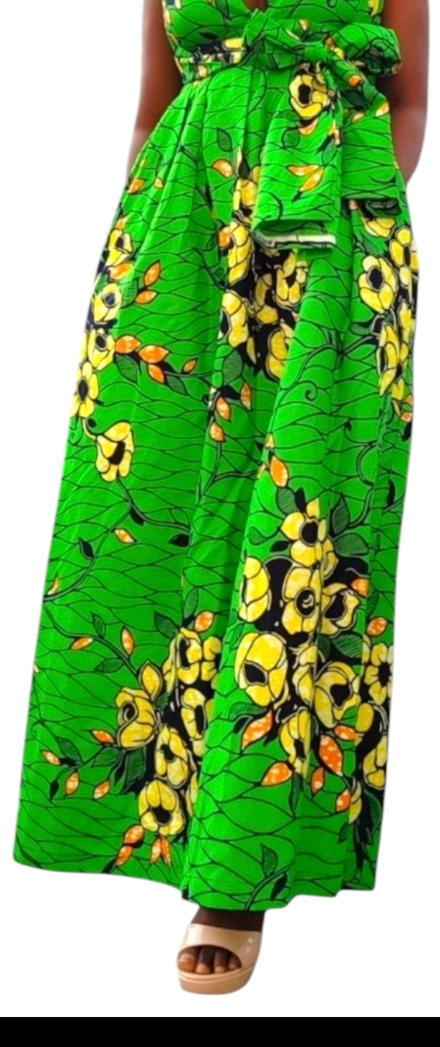 ROBE DE GRANDE TAILLE SANS MANCHE SUR EPAULE - ADJOVIMARK