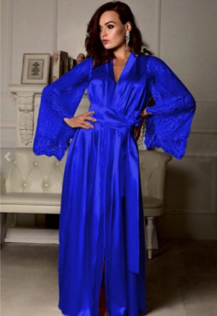 Lace robe nightdress