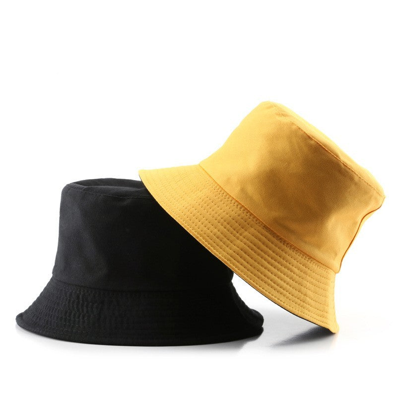 Solid Color Fisherman's Outdoor Sunscreen Shading Sun Hat Basin Hat