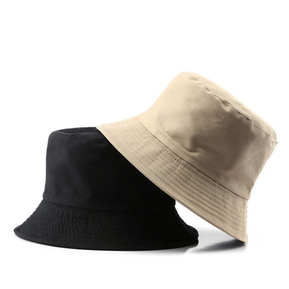Solid Color Fisherman's Outdoor Sunscreen Shading Sun Hat Basin Hat