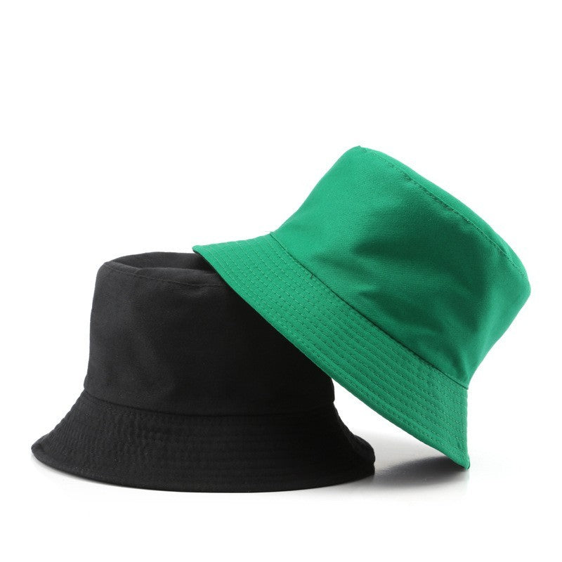 Solid Color Fisherman's Outdoor Sunscreen Shading Sun Hat Basin Hat