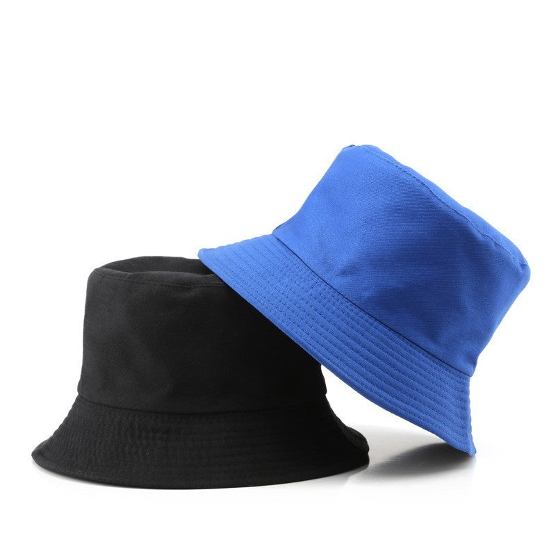 Solid Color Fisherman's Outdoor Sunscreen Shading Sun Hat Basin Hat