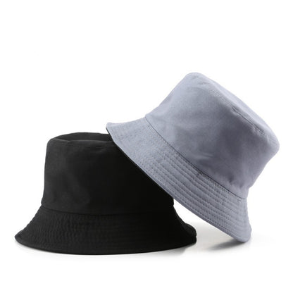 Solid Color Fisherman's Outdoor Sunscreen Shading Sun Hat Basin Hat