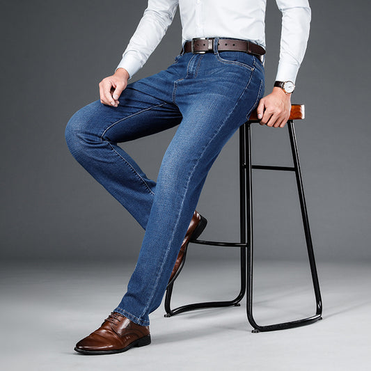 Men's Fashion Personality Spring Jeans Loose Straight - ADJOVIMARK