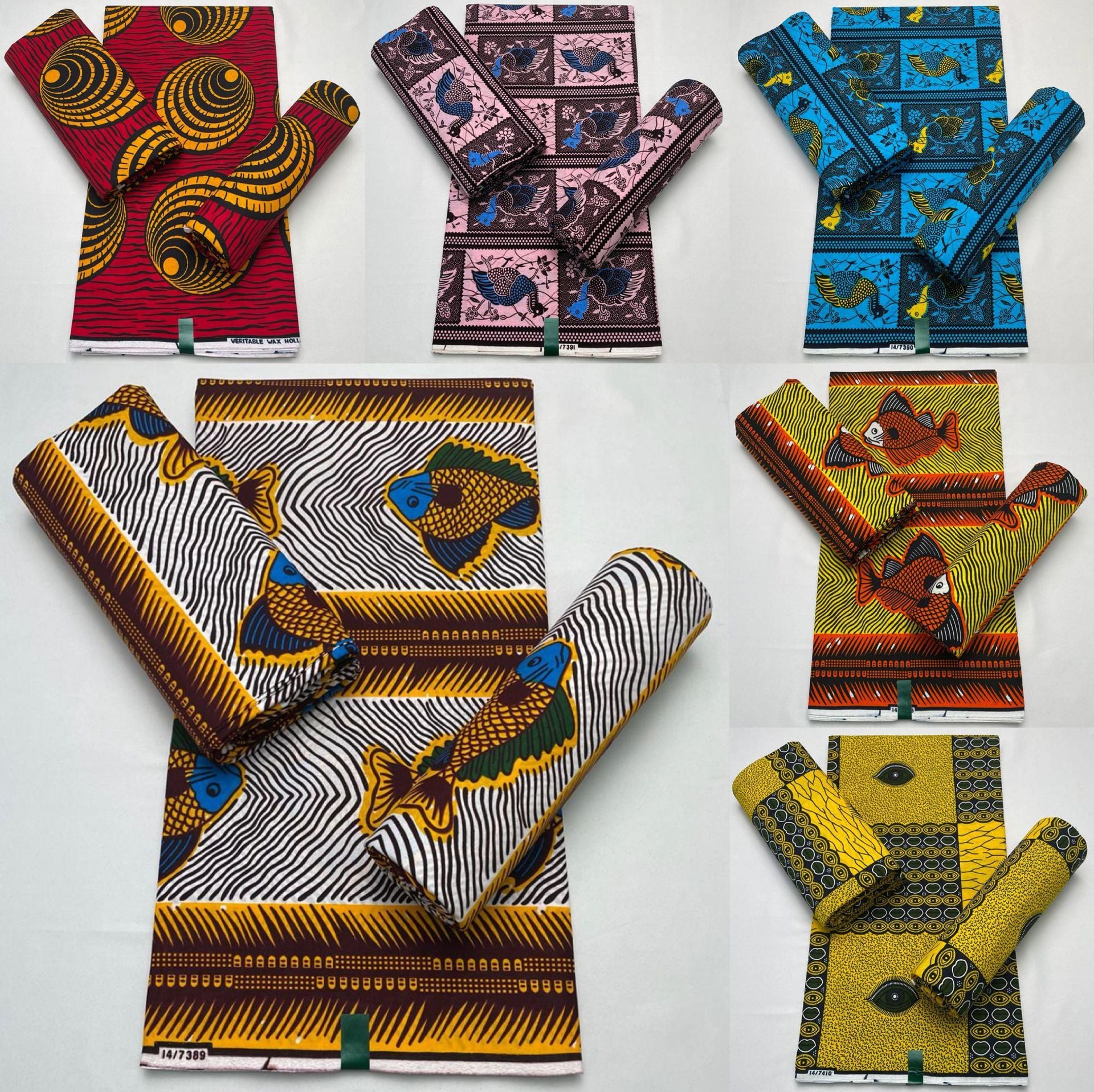 African Batik Cloth Cotton Soft - ADJOVIMARK