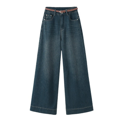 High Waist Slimming Drooping Wide-leg Pants - ADJOVIMARK