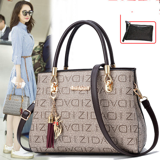 Printed Fashion Ladies Handbags Big Bags All-match Single Shoulder Messenger Bag - ADJOVIMARK