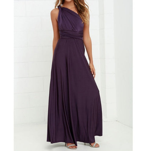 Women's Sexy Long Party Dress Club Floor-Length Summer Backless Bandage Maxi Dress Multiway Bridesmaids Boho Women Dress Vestidos - ADJOVIMARK