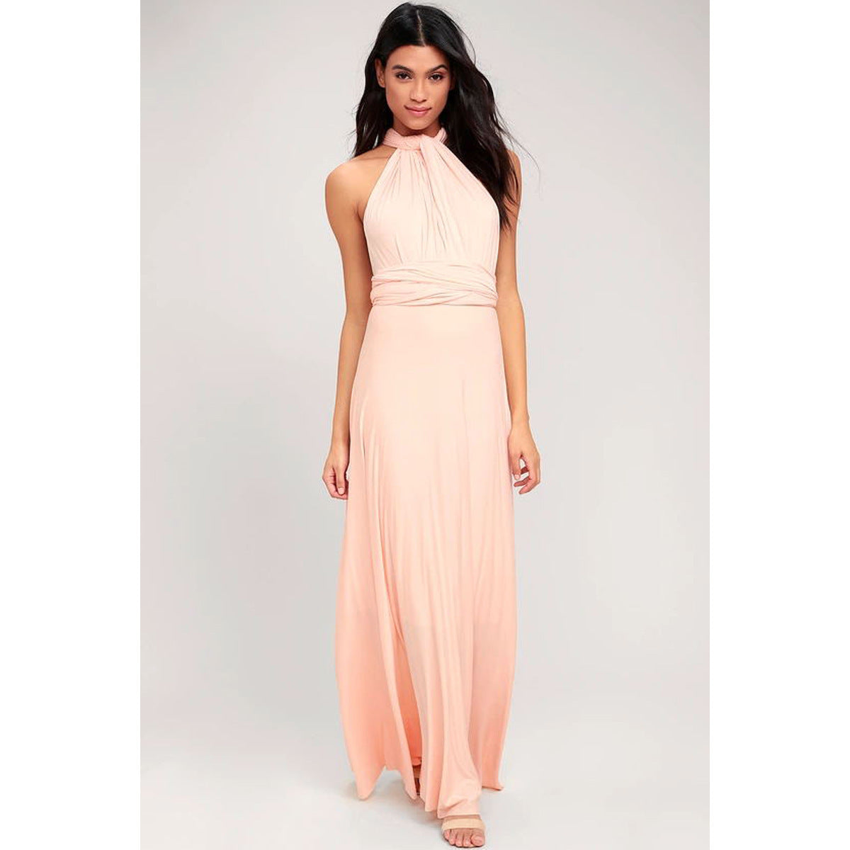 Women's Sexy Long Party Dress Club Floor-Length Summer Backless Bandage Maxi Dress Multiway Bridesmaids Boho Women Dress Vestidos - ADJOVIMARK