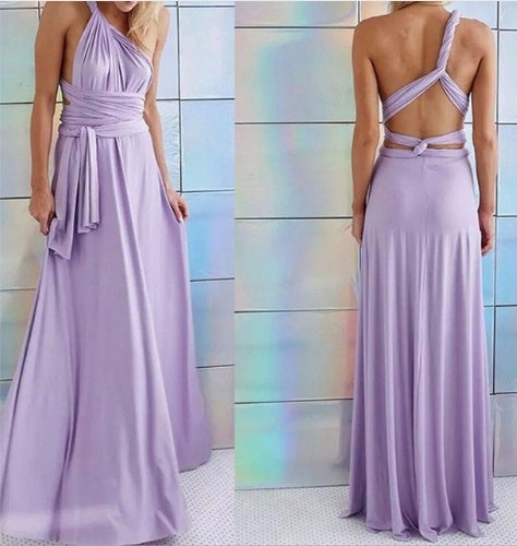 Women's Sexy Long Party Dress Club Floor-Length Summer Backless Bandage Maxi Dress Multiway Bridesmaids Boho Women Dress Vestidos - ADJOVIMARK