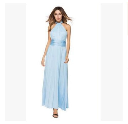 Women's Sexy Long Party Dress Club Floor-Length Summer Backless Bandage Maxi Dress Multiway Bridesmaids Boho Women Dress Vestidos - ADJOVIMARK
