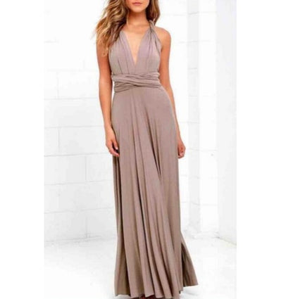 Women's Sexy Long Party Dress Club Floor-Length Summer Backless Bandage Maxi Dress Multiway Bridesmaids Boho Women Dress Vestidos - ADJOVIMARK
