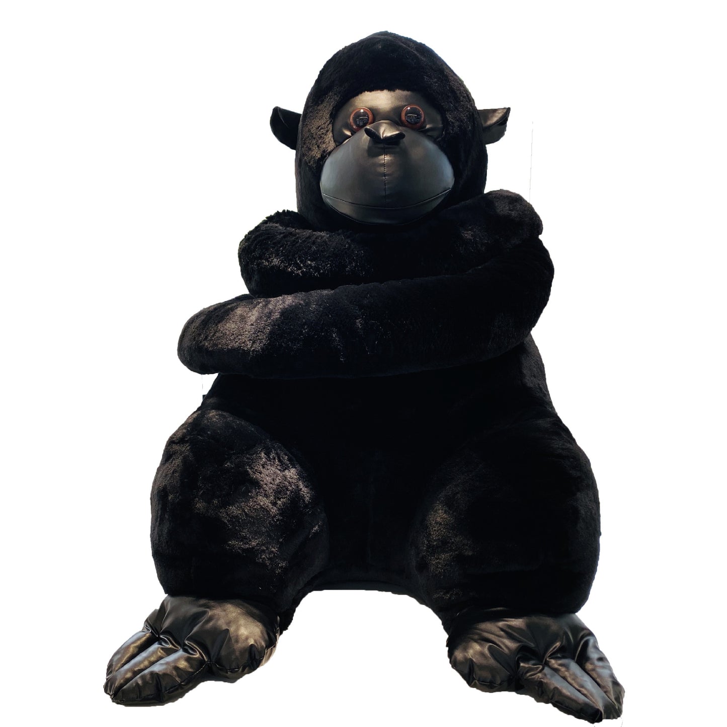 Simulation Orangutan Plush Doll Naughty Monkey Plush Toy Birthday Gift Decoration - ADJOVIMARK