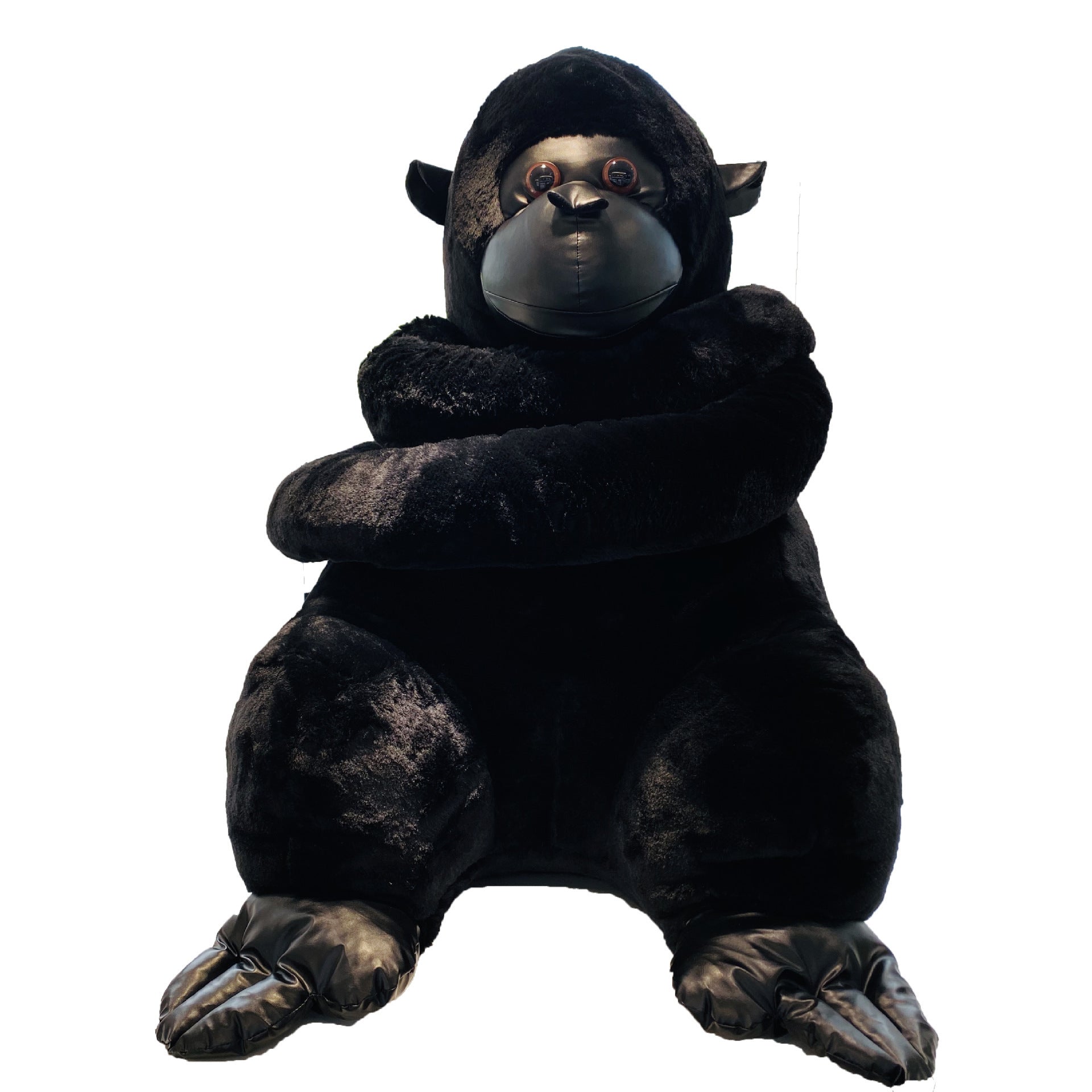 Simulation Orangutan Plush Doll Naughty Monkey Plush Toy Birthday Gift Decoration - ADJOVIMARK
