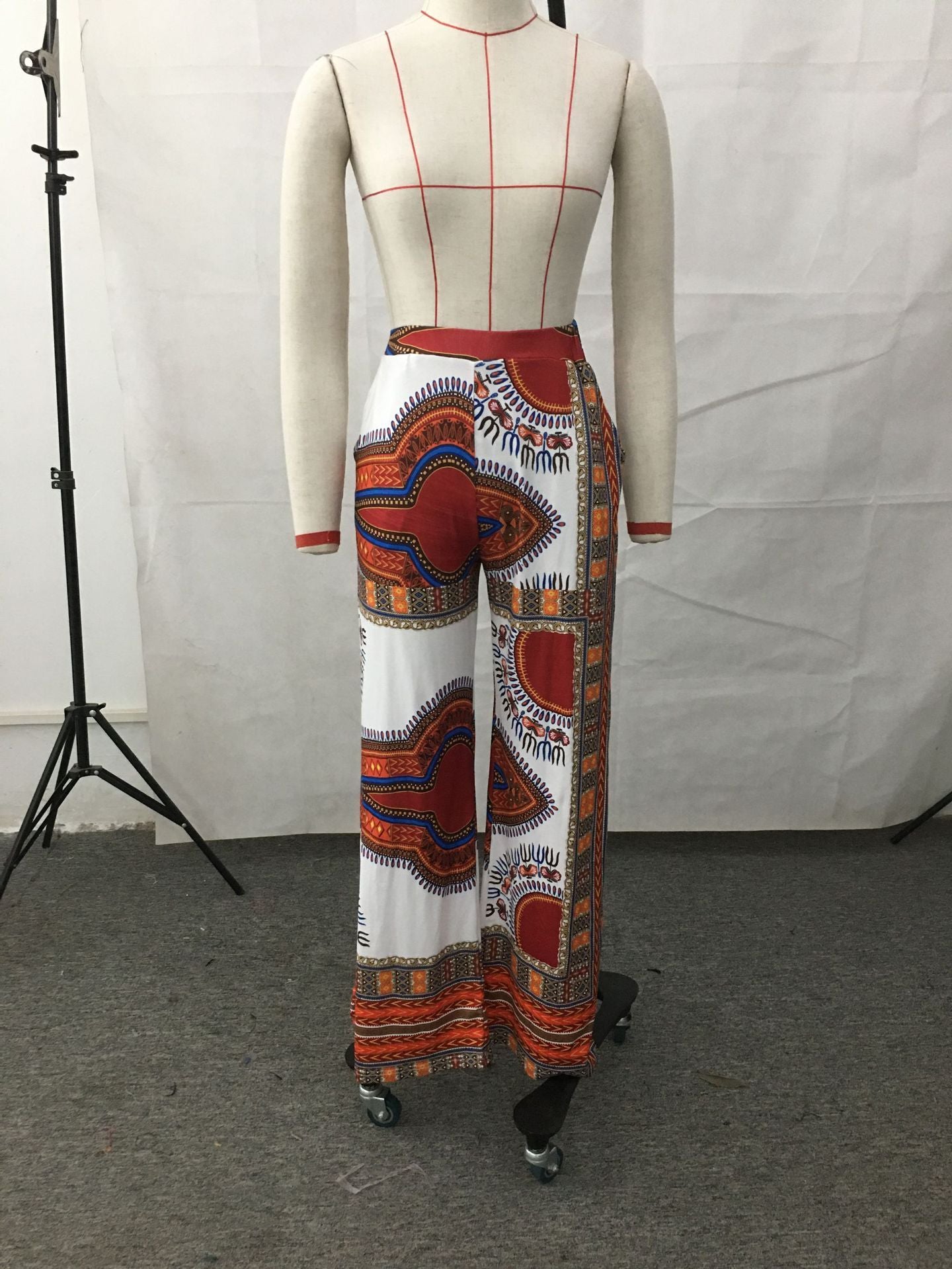 Printed Pocket Trousers Casual Track Pants - ADJOVIMARK