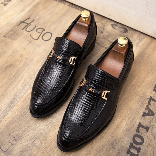 Men'S Shoes Red Hair Stylist Leather Shoes Men Wedding Shoes - ADJOVIMARK