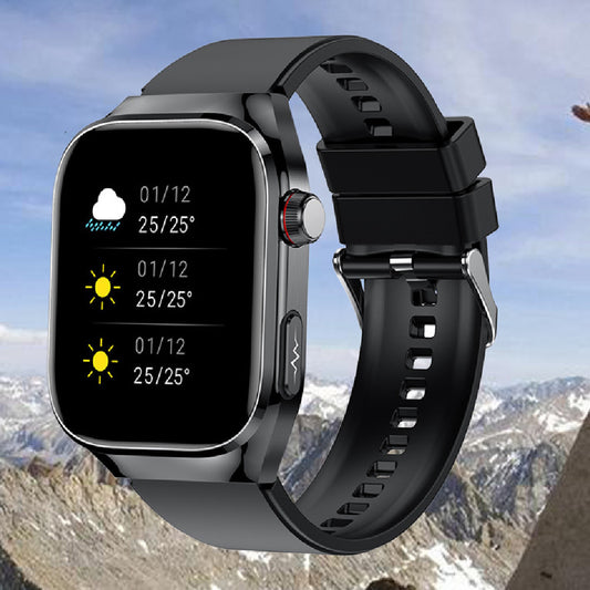 Smart Watch Micro Physical Examination Uric Acid Blood Glucose Blood Lipid Bluetooth Calling - ADJOVIMARK