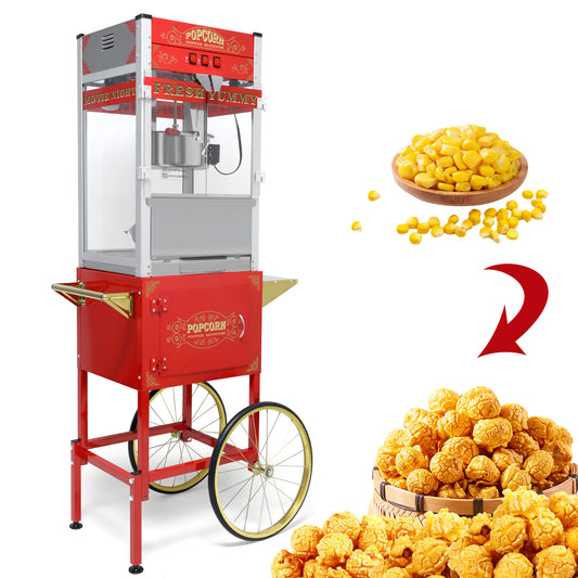 Luxury Commercial Fully Automatic Popcorn Machine - ADJOVIMARK