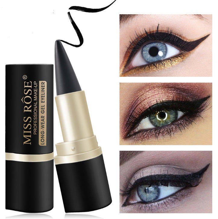 Waterproof Black Eyeliner Liquid Eye Liner Pen Pencil Gel Beauty Makeup Cosmetic Eyelashes Waterproof Eye Liner Makeup Tool - ADJOVIMARK