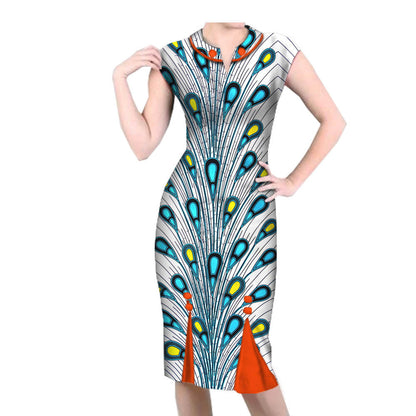 African Spring Casual Dress 1825001 - ADJOVIMARK