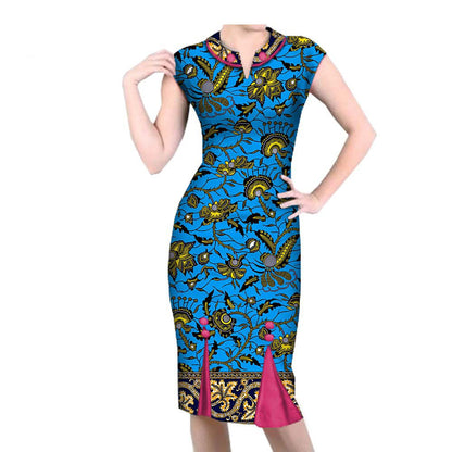 African Spring Casual Dress 1825001 - ADJOVIMARK