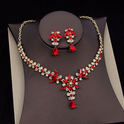Royal Queen Bridal Jewelry Sets For Women Luxury Tiaras Crow - ADJOVIMARK