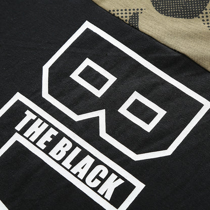 Round neck camouflage letter printed short sleeve - ADJOVIMARK