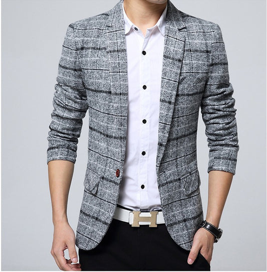 Men's Fashion Casual Slim Youth Suit Jacket - ADJOVIMARK