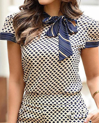 Vintage stand collar two-piece suit - ADJOVIMARK