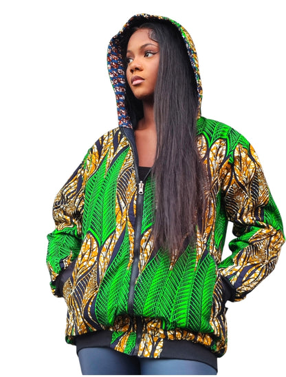 VESTE BOMBERS À CAPUCHE - HOMME/ DAME - ADJOVIMARK