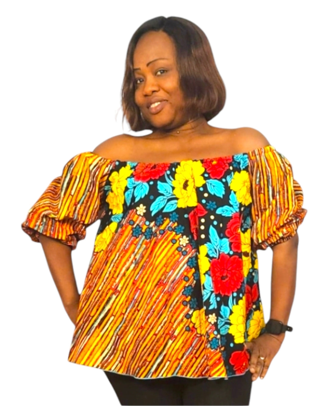 BLOUSE FEMME ÉPAULES DENUDEES - ADJOVIMARK