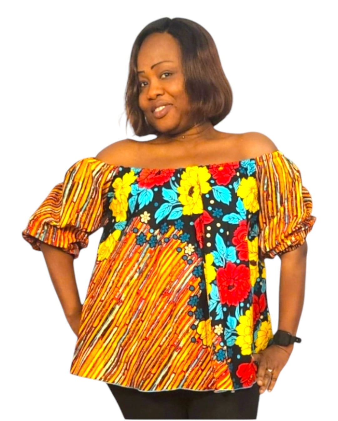 BLOUSE FEMME ÉPAULES DENUDEES - ADJOVIMARK