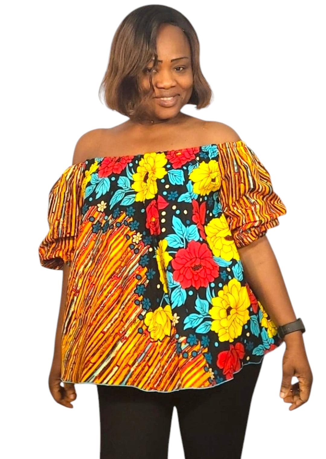 BLOUSE FEMME ÉPAULES DENUDEES - ADJOVIMARK
